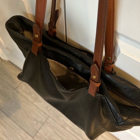 Black leather Fossil purse - Picture 7 of 9